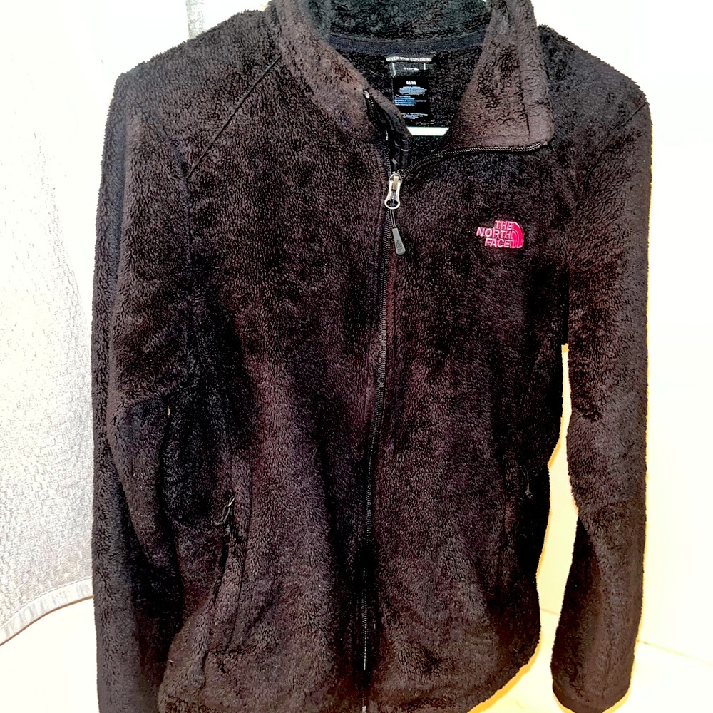 *LIKE NEW * Black Northface fleece *Breast Cancer Awareness Edition*